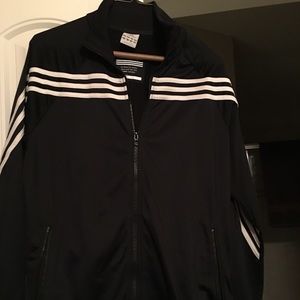 Addias leisure/sport outfit.  Black and white.